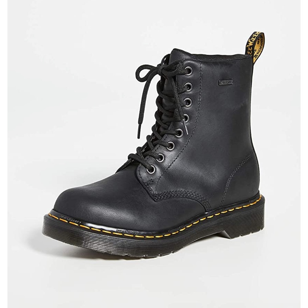 Dr. Martens Women's 1460 W Waterproof Republic Wp Fashion Boot -Black